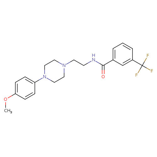 N-{2-[4-(4-methoxyphenyl)piperazin-1-yl]ethyl}-3-(trifluoromethyl)benzamide