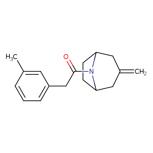 1-{3-methylidene-8-azabicyclo[3.2.1]octan-8-yl}-2-(3-methylphenyl)ethan-1-one