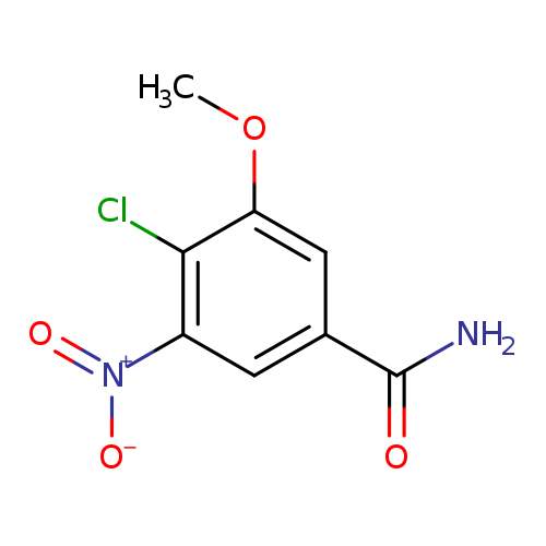 4-Chloro-3-methoxy-5-nitrobenzamide