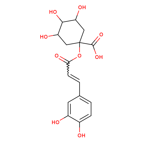 Cyclohexanecarboxylic acid, 1-[[3-(3,4-dihydroxyphenyl)-1-oxo-2-propen-1-yl]oxy]-3,4,5-trihydroxy-, (1α,3R,4α,5R)-