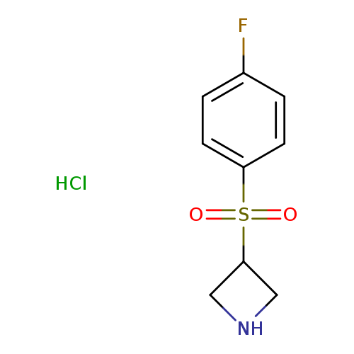 3-(4-FLUOROBENZENESULFONYL)AZETIDINE HYDROCHLORIDE