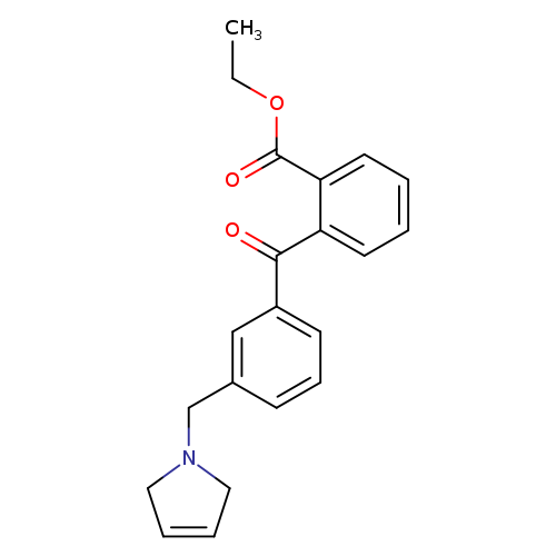 Ethyl 2-(3-((2,5-dihydro-1H-pyrrol-1-yl)methyl)benzoyl)benzoate