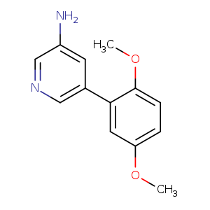 5-(2,5-Dimethoxyphenyl)pyridin-3-amine
