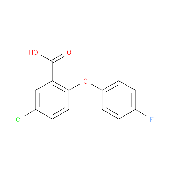 5-Chloro-2-(4-fluorophenoxy)benzoic acid