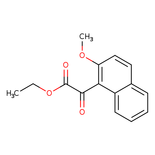 Ethyl 2-methoxy-1-naphthoylformate