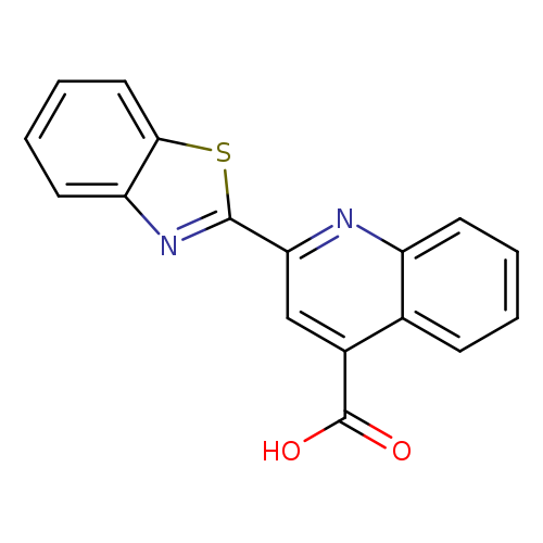 2-(1,3-benzothiazol-2-yl)quinoline-4-carboxylic acid