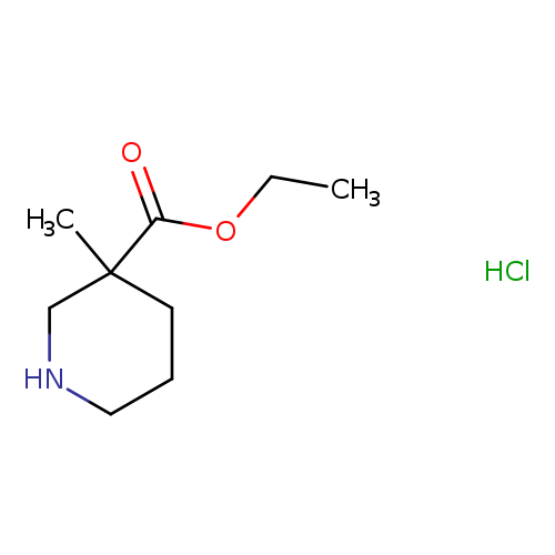 3-Piperidinecarboxylic acid, 3-methyl-, ethyl ester, hydrochloride (1:1)