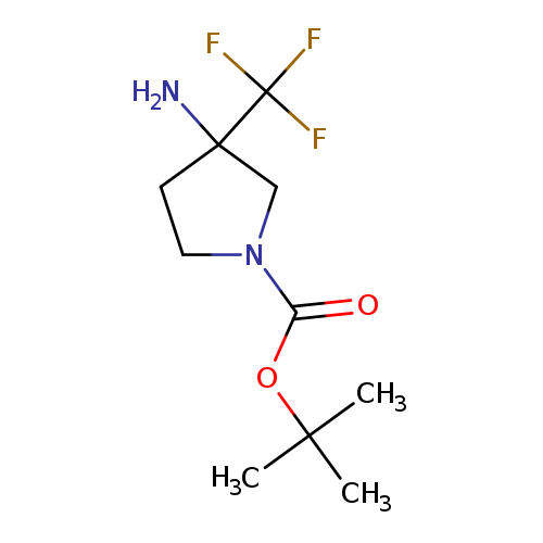 3-Amino-3-trifluoromethyl-pyrrolidine-1-carboxylic acid tert-butyl ester