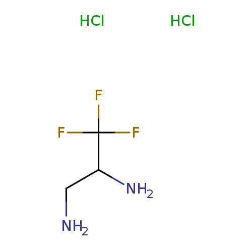 3,3,3-trifluoropropane-1,2-diamine dihydrochloride