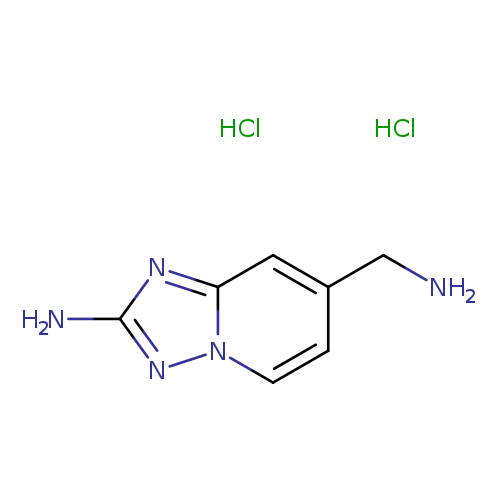 7-(aminomethyl)-[1,2,4]triazolo[1,5-a]pyridin-2-amine dihydrochloride