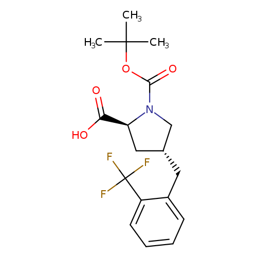 (2S,4R)-1-(tert-Butoxycarbonyl)-4-(2-(trifluoromethyl)benzyl)pyrrolidine-2-carboxylic acid