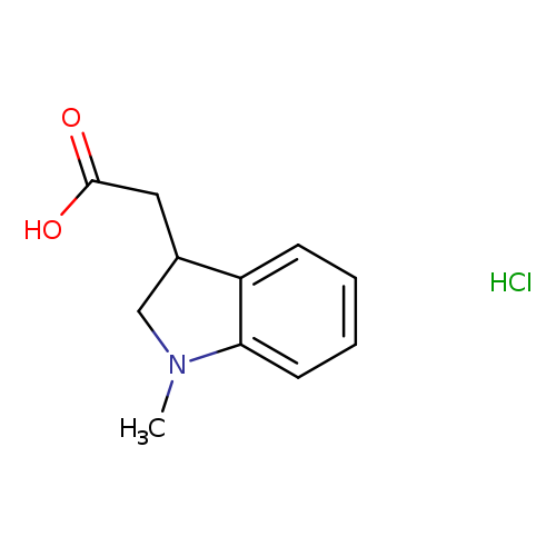 2-(1-methyl-2,3-dihydro-1H-indol-3-yl)aceticacidhydrochloride