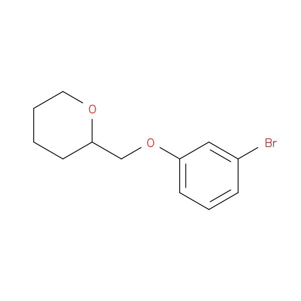 2-((3-Bromophenoxy)methyl)tetrahydro-2H-pyran