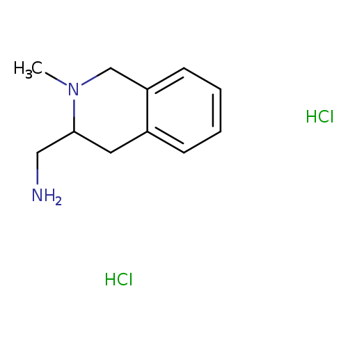[(2-Methyl-1,2,3,4-tetrahydro-3-isoquinolinyl)methyl]amine dihydrochloride