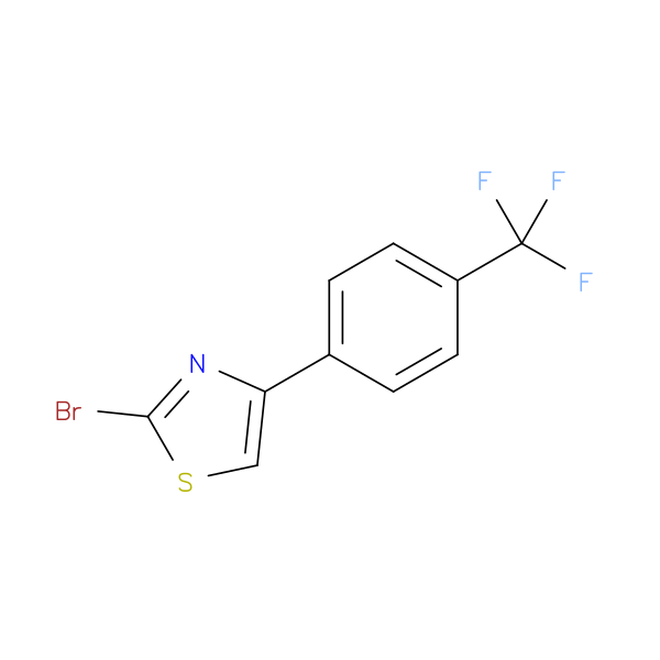 2-Bromo-4-(4-(trifluoromethyl)phenyl)thiazole