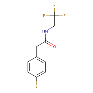 2-(4-fluorophenyl)-N-(2,2,2-trifluoroethyl)acetamide