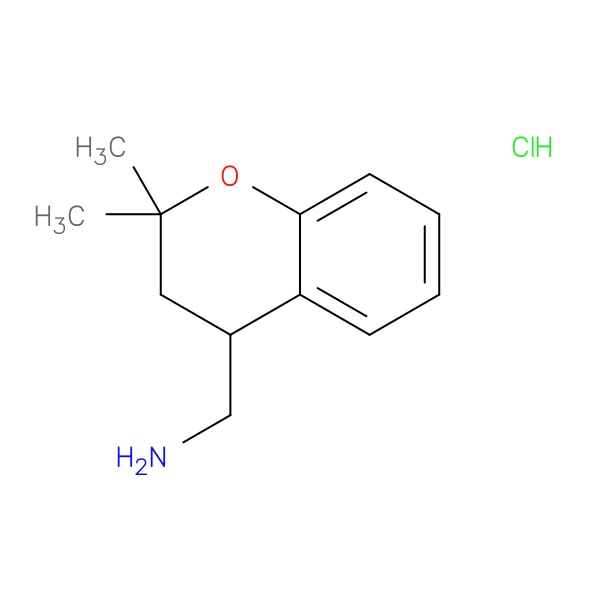 (2,2-dimethyl-3,4-dihydro-2H-1-benzopyran-4-yl)methanamine hydrochloride