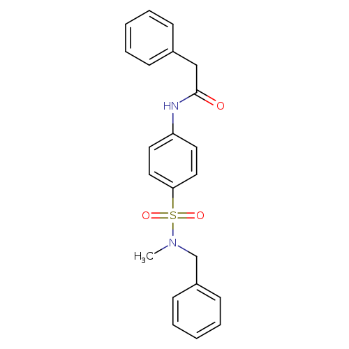 N-(4-{[benzyl(methyl)amino]sulfonyl}phenyl)-2-phenylacetamide