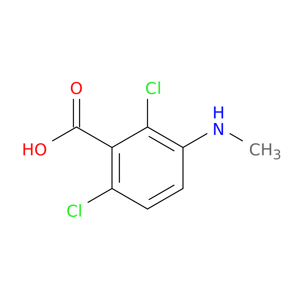 2,6-dichloro-3-(methylamino)benzoic acid