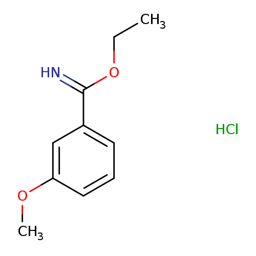 ethyl 3-methoxybenzene-1-carboximidate hydrochloride