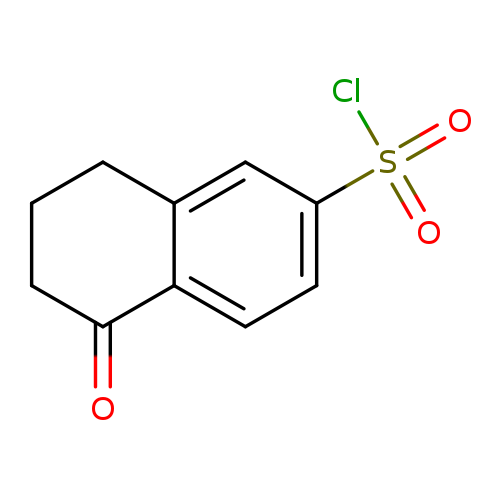 5-oxo-5,6,7,8-tetrahydronaphthalene-2-sulfonyl chloride