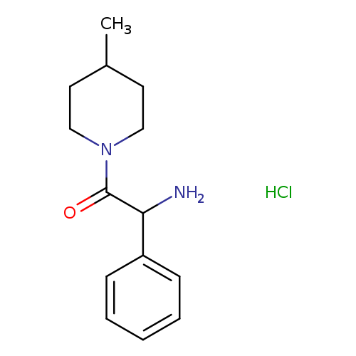 2-amino-1-(4-methylpiperidin-1-yl)-2-phenylethan-1-one hydrochloride
