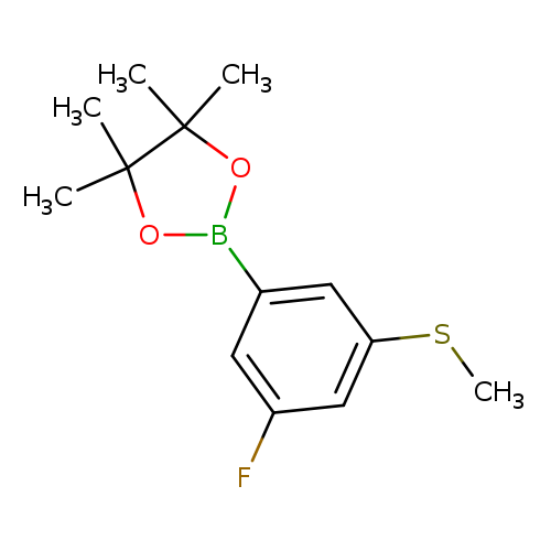 2-[3-fluoro-5-(methylsulfanyl)phenyl]-4,4,5,5-tetramethyl-1,3,2-dioxaborolane