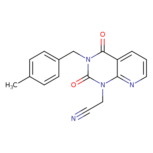 2-{3-[(4-methylphenyl)methyl]-2,4-dioxo-1H,2H,3H,4H-pyrido[2,3-d]pyrimidin-1-yl}acetonitrile
