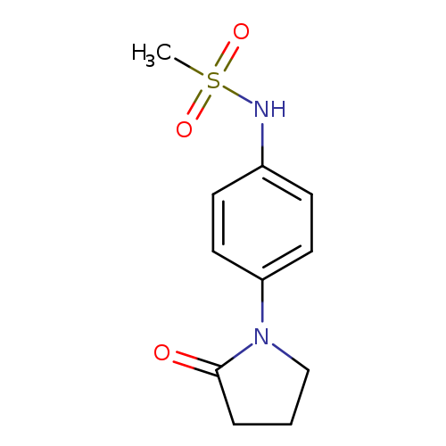 N-[4-(2-oxopyrrolidin-1-yl)phenyl]methanesulfonamide