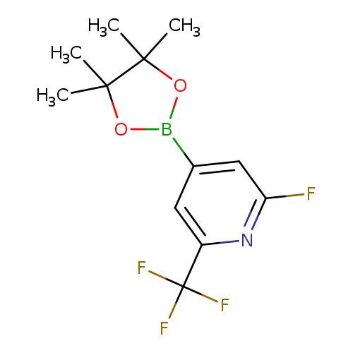 2-Fluoro-4-(4,4,5,5-tetramethyl-1,3,2-dioxaborolan-2-yl)-6-(trifluoromethyl)-pyridine