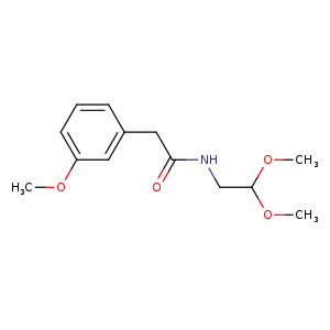 Benzeneacetamide, N-(2,2-dimethoxyethyl)-3-methoxy-