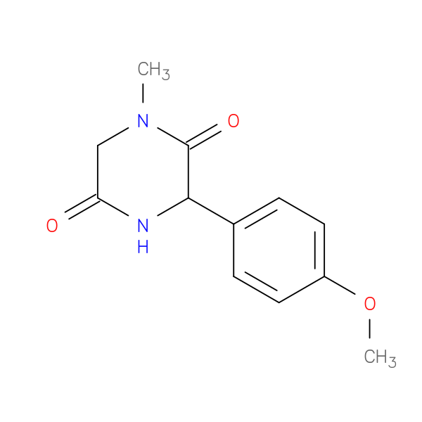 3-(4-METHOXYPHENYL)-1-METHYLPIPERAZINE-2,5-DIONE