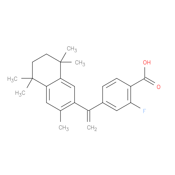 2-Fluoro-4-[1-(5,6,7,8-tetrahydro-3,5,5,8,8-pentamethyl-2-naphthalenyl)ethenyl]benzoic acid