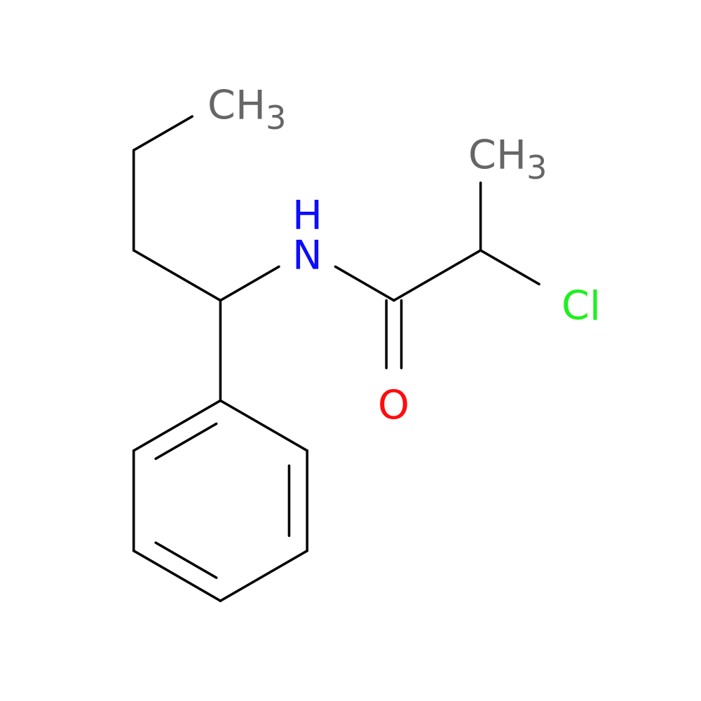 2-chloro-N-(1-phenylbutyl)propanamide