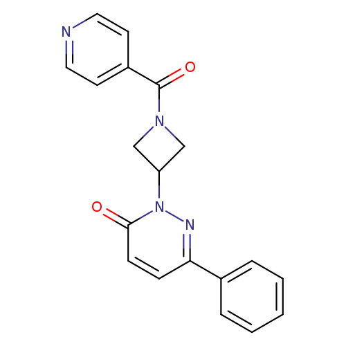 6-phenyl-2-[1-(pyridine-4-carbonyl)azetidin-3-yl]-2,3-dihydropyridazin-3-one