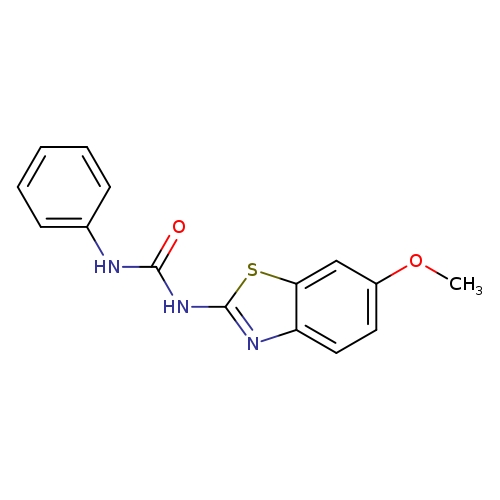 Urea, N-(6-methoxy-2-benzothiazolyl)-N'-phenyl-