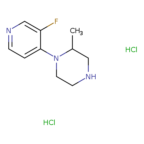1-(3-fluoropyridin-4-yl)-2-methylpiperazine dihydrochloride