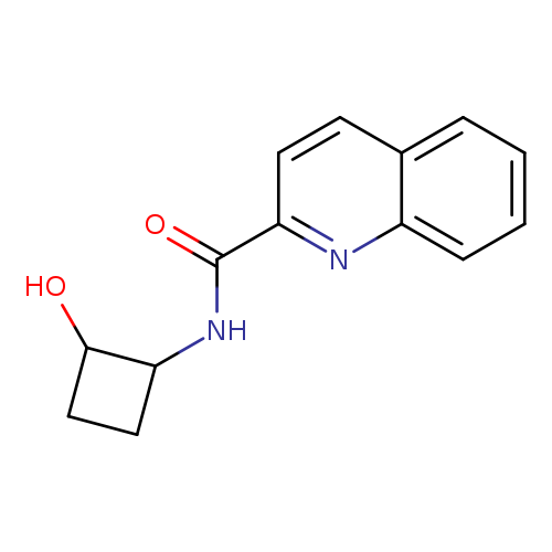 N-(2-hydroxycyclobutyl)quinoline-2-carboxamide