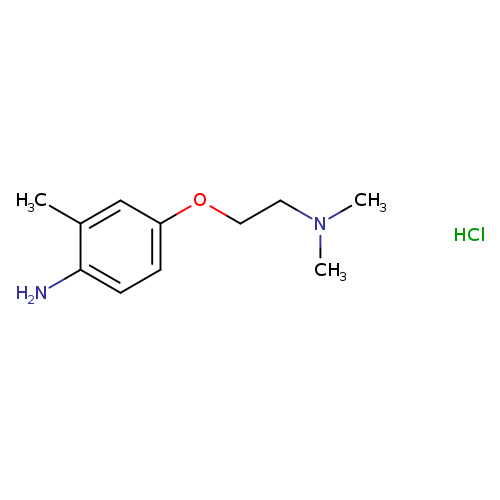 4-[2-(dimethylamino)ethoxy]-2-methylaniline hydrochloride