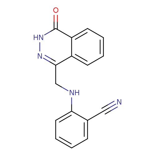 2-{[(4-oxo-3,4-dihydrophthalazin-1-yl)methyl]amino}benzonitrile