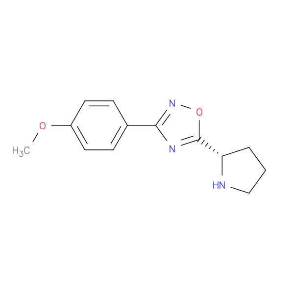 3-(4-Methoxyphenyl)-5-(pyrrolidin-2-yl)-1,2,4-oxadiazole