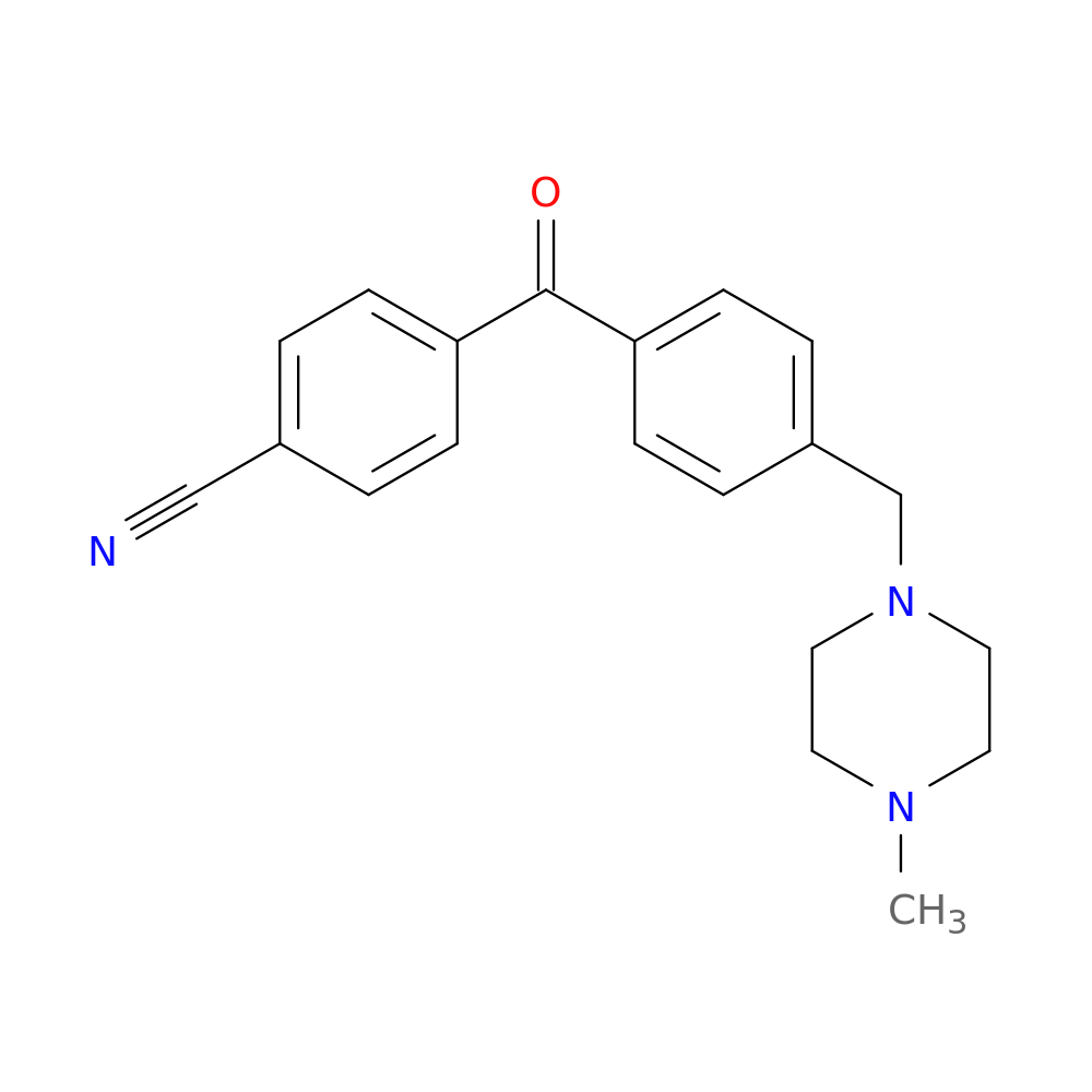 4-CYANO-4'-(4-METHYLPIPERAZINOMETHYL) BENZOPHENONE