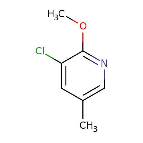 Pyridine, 3-chloro-2-methoxy-5-methyl-