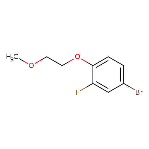 4-Bromo-2-fluoro-1-(2-methoxyethoxy)benzene