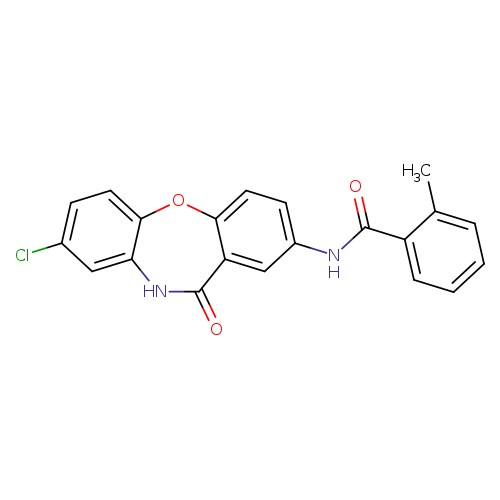 N-{6-chloro-10-oxo-2-oxa-9-azatricyclo[9.4.0.0^{3,8}]pentadeca-1(11),3(8),4,6,12,14-hexaen-13-yl}-2-methylbenzamide