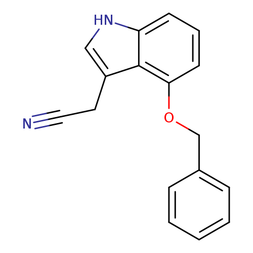 1H-Indole-3-acetonitrile, 4-(phenylmethoxy)-
