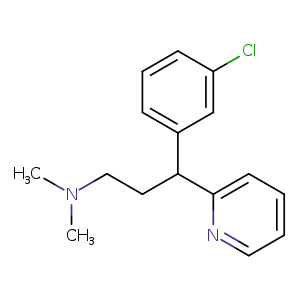3-(3-chlorophenyl)-N,N-dimethyl-3-(pyridin-2-yl)propan-1-amine