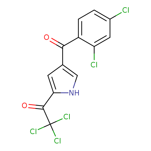 2,2,2-trichloro-1-[4-(2,4-dichlorobenzoyl)-1H-pyrrol-2-yl]ethan-1-one