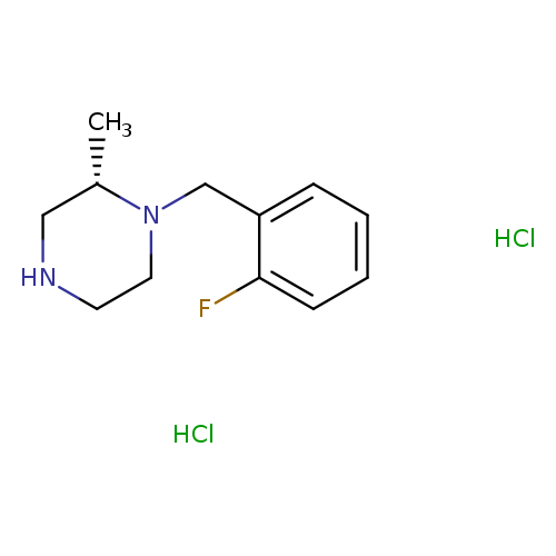 (2S)-1-[(2-fluorophenyl)methyl]-2-methylpiperazinedihydrochloride