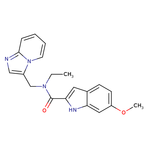 N-ethyl-N-({imidazo[1,2-a]pyridin-3-yl}methyl)-6-methoxy-1H-indole-2-carboxamide